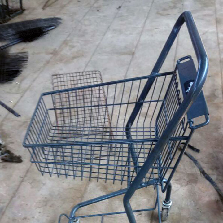 Powder Coating Trolley - Before